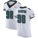 Adult Elite Jalen Carter Philadelphia Eagles White Vapor Untouchable Super Bowl LIX Jersey
