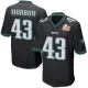 Adult Game Nicholas Morrow Philadelphia Eagles Black Alternate Super Bowl LIX Jersey