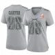 Women's Game Jalen Carter Philadelphia Eagles Gray Atmosphere Fashion Super Bowl LIX Jersey