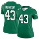Women's Legend Nicholas Morrow Philadelphia Eagles Green Kelly Alternate Jersey